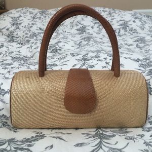 Basket-weave purse